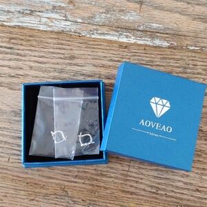 Aoveao Silver Flamingo Earrings